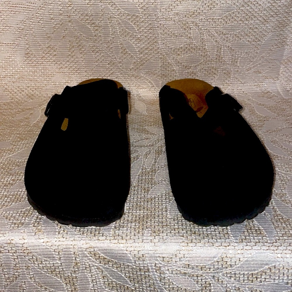 Birkenstock Boston Clogs Black 37 L6 M4 Soft Footbed Medium Width Like New